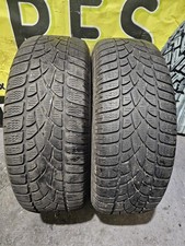 235/65 R17 104H AO M+S x2 Dunlop SP Winter Sport 3D **5.2 & 4.7mm No Repairs