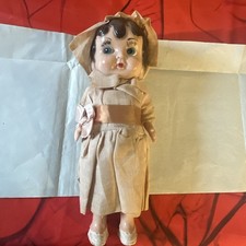 Vintage Celluloid Big Eye Doll Super Cute