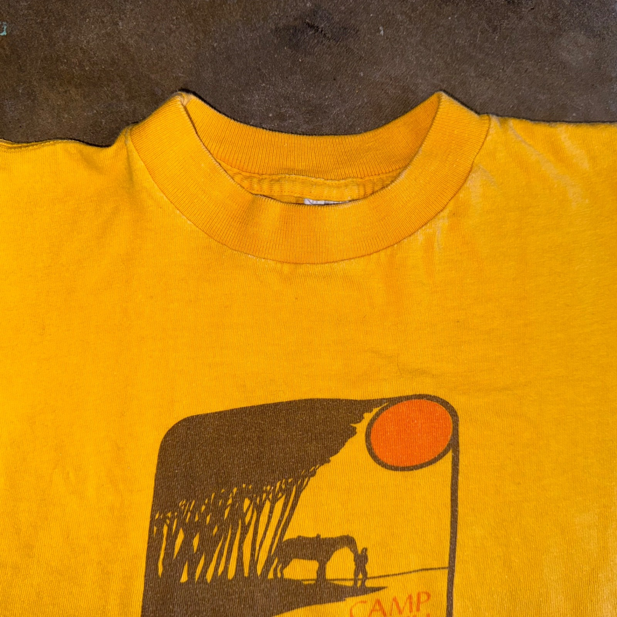 70s VINTAGE CAMP TECUMSEH YMCA INDIANA CAMPER T-SHIRT SZ S 80s