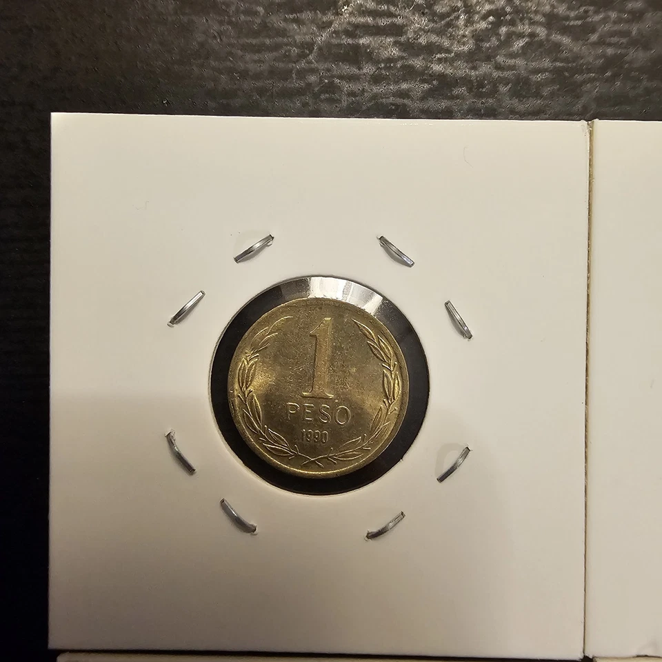 Lote de moedas de 1 peso, 1984, 1987, 1988, 5 - 1989, 3 - 1990, 4 - 1991 - Imagem 2 de 4