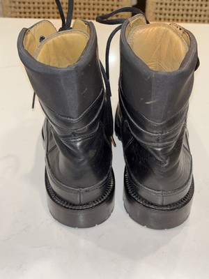 Bally Black Leather Lace Up Boot Men display picture 3