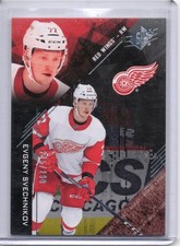 2017-18 UD SPX EVGENY SVECHNIKOV RC 285/299 ROOKIE R-ES Upper Deck Wings Jets
