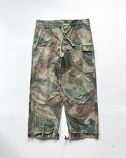 VINTAGE 1955 BELGIAN ARMY BRUSHTROKE CAMO TROUSERS