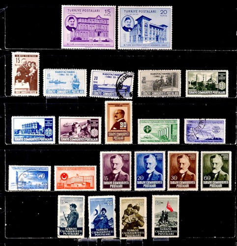 TURKEY: 1950 - 52 STAMPS WITH SETS & UNUSED - 第 1/1 張圖片
