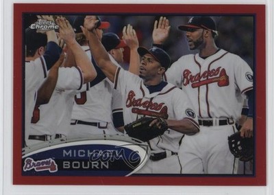 2012 Topps Chrome Red Refractor 19/25 Michael Bourn #113 p8v
