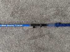 Golf Swing Trainer Practice Aid Club w/ Molded Alignment Grip Hinged Shaft