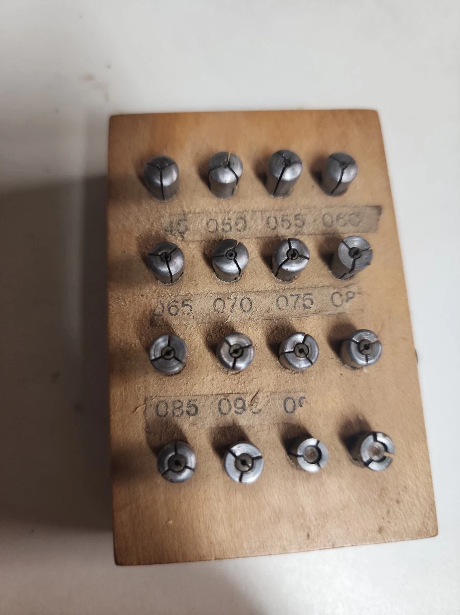 watchmaker's lathe Collets Set Of 16