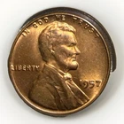 1957 Lincoln Wheat Penny – AU Detail – Sharp Strike – Album Coin