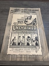 1955 Unchained Pressbook (A)