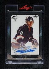 2021-22 Leaf Art of Hockey Black /3 Teemu Selanne #BA-TS1 Auto HOF 4f5