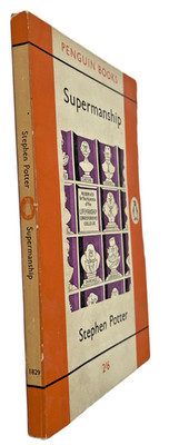 Supermanship by Stephen Potter author of Oneupmanship 1960s Penguin paperback