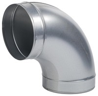 Bogen 90° Ø 80 Mm Rohrbogen Winkel KniestüCk Wickelfalzrohr LüFtung Abluft 90°