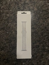 Original Apple watch Series 10 9 Nike Sport Band 40mm 41MM 42MM Pure Platinum SM