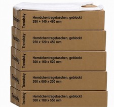 Stark Hemdchen Tragetaschen T&uuml;ten Beutel Markt Plastik im Pappe-Karton reusable