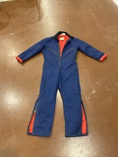 Walls Blizzard Pruf Insulated Blue Coveralls Mens Med Short Corduroy 38-40 Short
