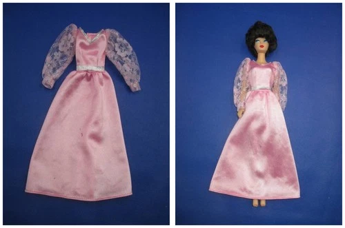 Vintage Barbie Clothes ~❤️~ Tagged Pink Dress #548