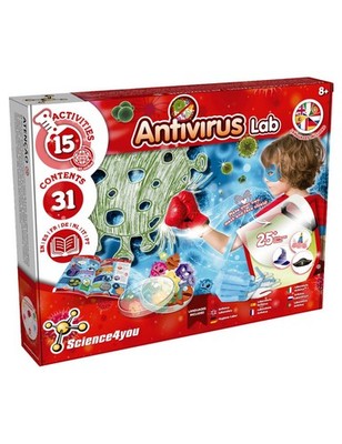 Science4you Antivirus Lab Experimentierkasten Mehrfarbig ab 8 Jahre