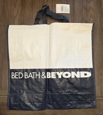BED BATH & BEYOND Tote Reusable Over Sized Shopping Bag L18.5 x W6.5 x H17.75 in