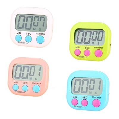 1 Stück Digitaler Küchentimer Klar Große Ziffern 0-99 Min zum Kochen Büro Uhr