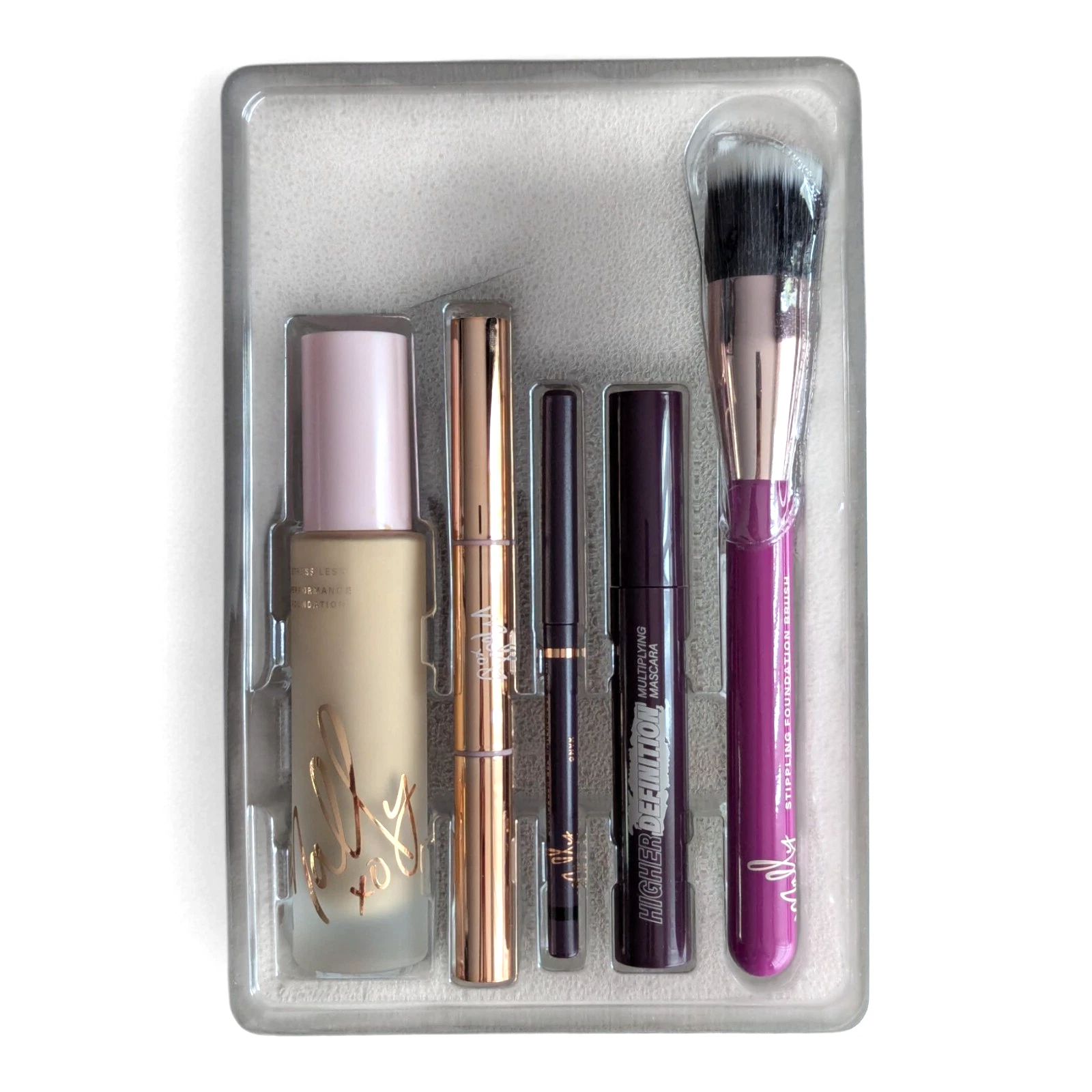Mally Stressless Makeup Gift Set 5 Piece Shade Beige | Foundation Mascara Kit