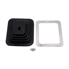 Universal Chrome Plated Rubber Shifter Boot Kit 5 58 X 6 34 Auto Car Boot