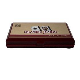 Vintage 1985 NINTENDO GAME & WATCH Black Jack Multi Screen Handheld BJ-60 w/Box