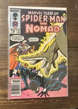 Marvel Team-Up #146 (Marvel 1984) Feature Nomad  Task Master! Black suit spidey