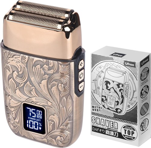 Men's Close Shaving Electric Razor with Titanium Blades & Gifts for Him - Picture 3 of 8