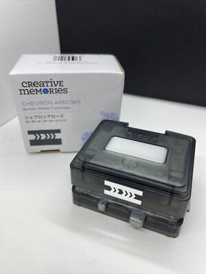Creative Memories Chevron Arrows Border Maker Cartridge Brand New