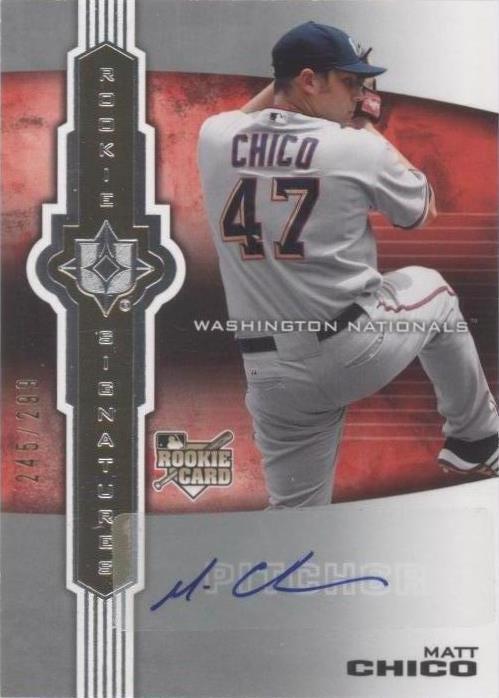 2007 Ultimate Collection - Rookie Signatures Matt Chico #129 /299 (AU ...