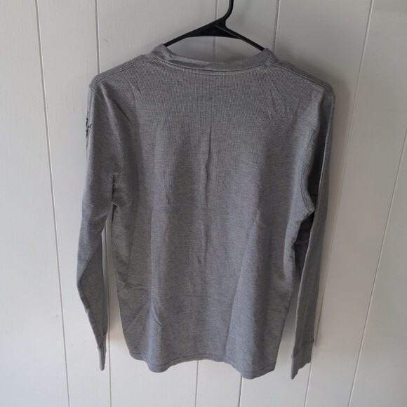 Tapout Shirt Men's M Gray MPS Thermal Long Sleeve