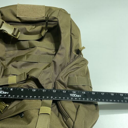 Mardingtop Tactical Backpack + Saddler Bag Brown Military Hiking Day Pack NWT - Picture 8 of 13