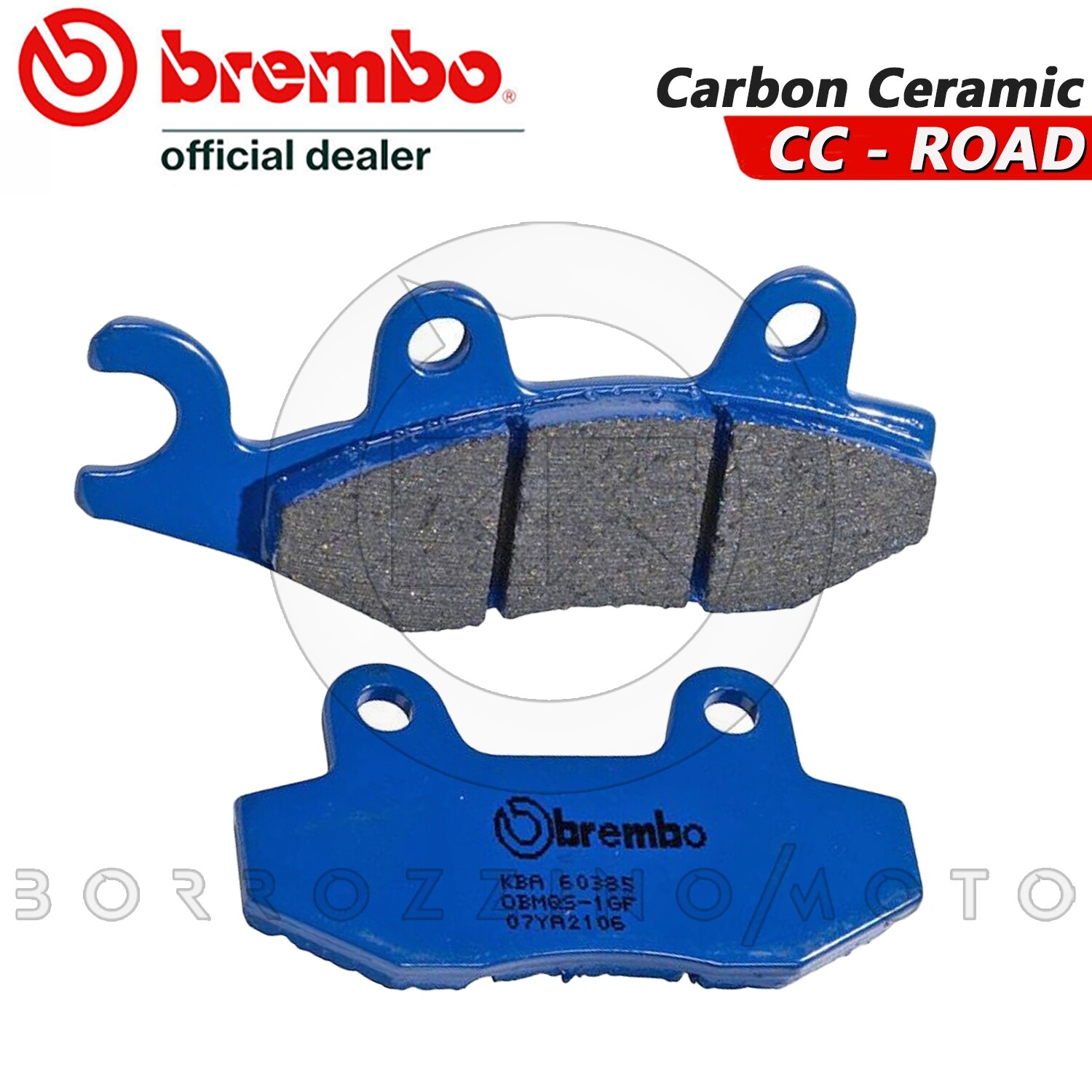 PASTIGLIE FRENO POSTERIORI BREMBO CARBON 07YA2106 BENELLI CAFFE NERO 250 2008