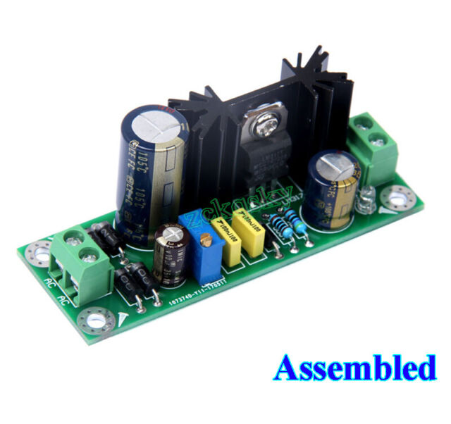 AC-DC LM317 1.5A Adjustable Rectifier Filter Regulated Single Power Supply Board
