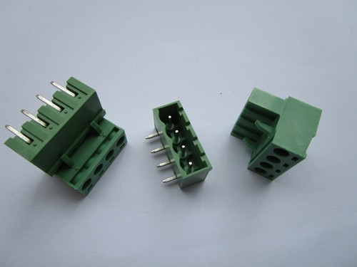 50 pcs 5.08mm Close Angle 4pin Screw Terminal Block Connector Pluggable Type New - Picture 2 of 10