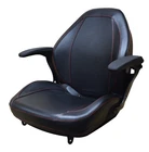 Ford New Holland Tractor Seat TC31DA TC33 TC33D TC33DA TC34DA Armrests Black
