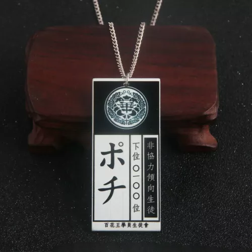 Anime Kakegurui Necklace Jabami Yumeko Name Tag Cosplay Prop Gift New - Picture 16 of 17