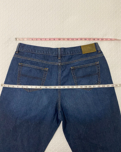 Tommy Hilfiger Jeans Herren gerade Denim 100 % Baumwolle Größe W38 L32 blau #2561 - Bild 9 von 9
