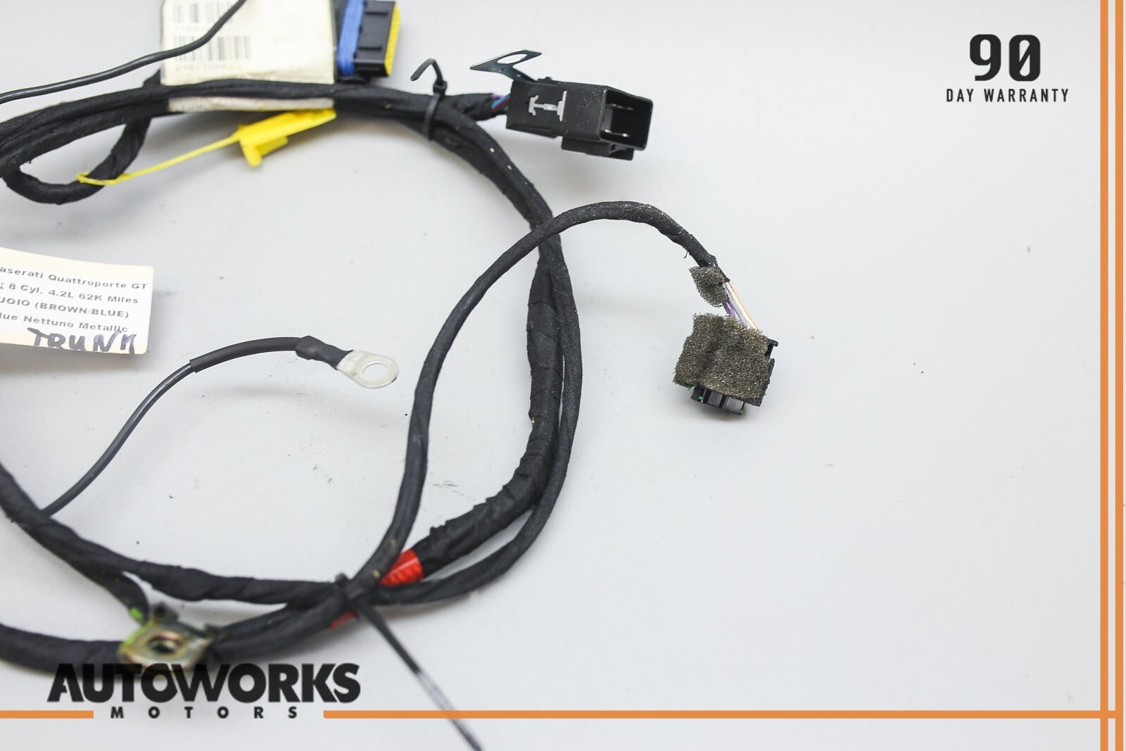 04-13 Maserati Quattroporte M139 Gas Fuel Pump Wire Wiring Harness Cable OEM