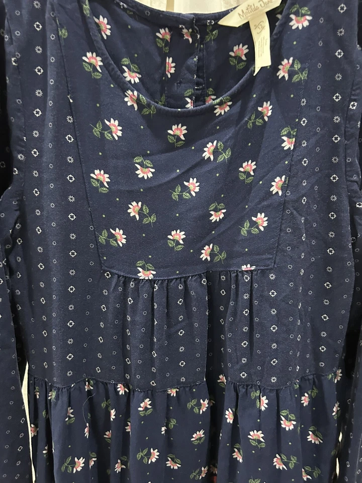 Matilda Jane Dream Chasers Twirl in Floral Dress Girls Size 12 EUC Mommy & Me - Image 4 of 4