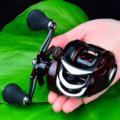 PROBEROS 1x Baitcasting Fishing Reel 18+1 BB Lightweight Wheel 10kg Max Drag Casting Reel
