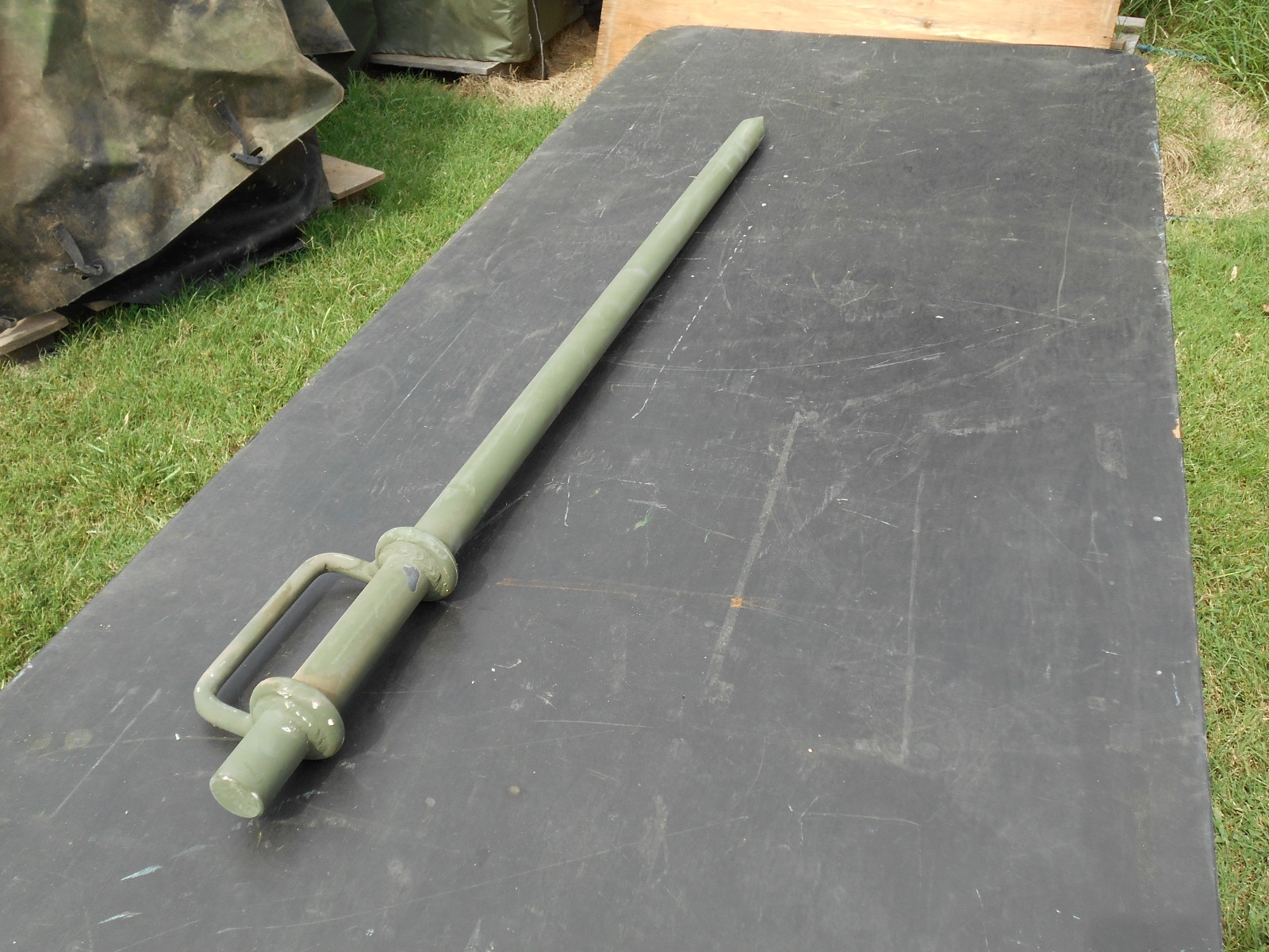 TWO.....MILITARY SURPLUS TENT STAKE ANCHOR PIN CANOPY SUPPORT TIE DOWN 42"' ARMY eBay