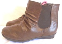 Ladies Ankle Boots Uk Size 5 Eu 38 Brown Chelsea Slip On Dunnes Free Postage Ladies Ankle Boots Uk Size 5 Eu 38 Brown Chelsea Slip On Dunnes Free Postage
