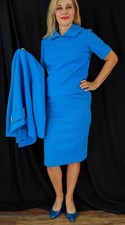 Nardis By Dallas Blue Womens Vintage Skirt Suit 60s-70  s skirt suit 3 piece