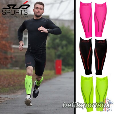 RUNNING COMPRESSION CALF SLEEVE MUSCLE SUPPORT RECOVERY INJURY