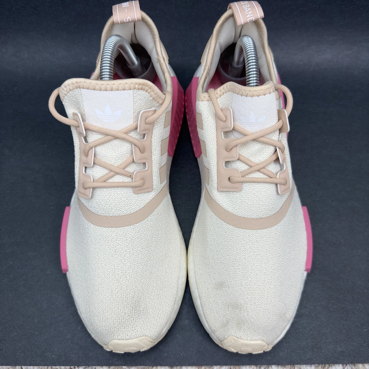 womens adidas nmd r1 speckle athletic shoe halo pink