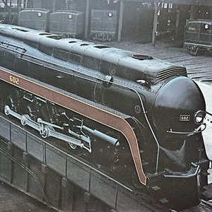 VTG NORFOLK & WESTERN RAILWAY CO #602 TRAIN 9x6 Photo Postcard VANISHING VISTAS