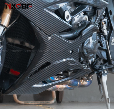 s1000rrカーボンファイバー カウル ブラック For 2020-2026 BMW S1000RR 100% Carbon Fiber Lower Bottom Belly Pan