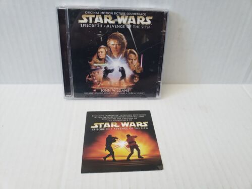 Star Wars Episode III Revenge of the Sith Motion Picture Soundtrack CD/DVD - Photo 1/9