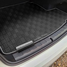To fit Hyundai Tucson Bottom Level 15-20 Rubber Boot Mat + Dual Trim [spacesaver